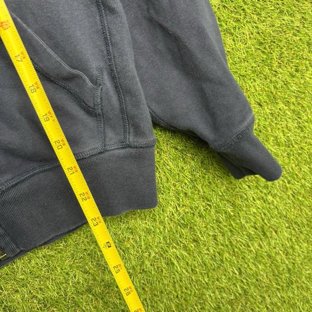 Vintage Polo Ralph Lauren Hoodie Mens Small Blue Y2K Thermal Lined Sweater
